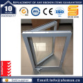 Aluminum Frame Double Glazed Tempered Glass Casement Window